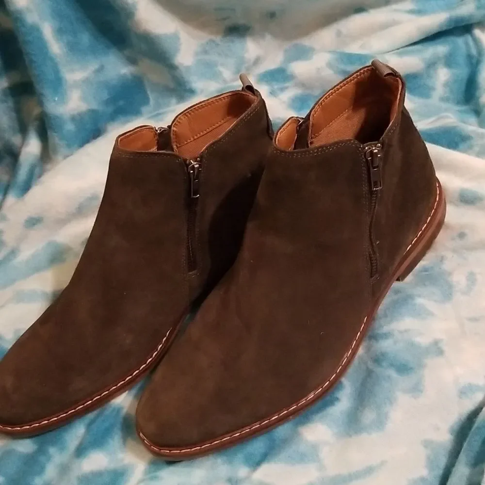 🤠Like New Sonoma Leather Collection Ankle Boots/ Shoes Men's Size 12 Wide